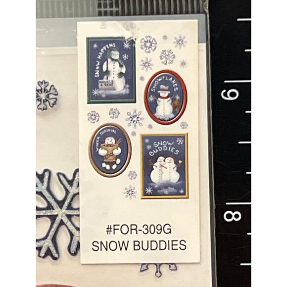 Royal Langnickel EZ RUB ON Transfer SNOW BUDDIES FOR309G BY DEBBY FORSHEY - Picture 3 of 4